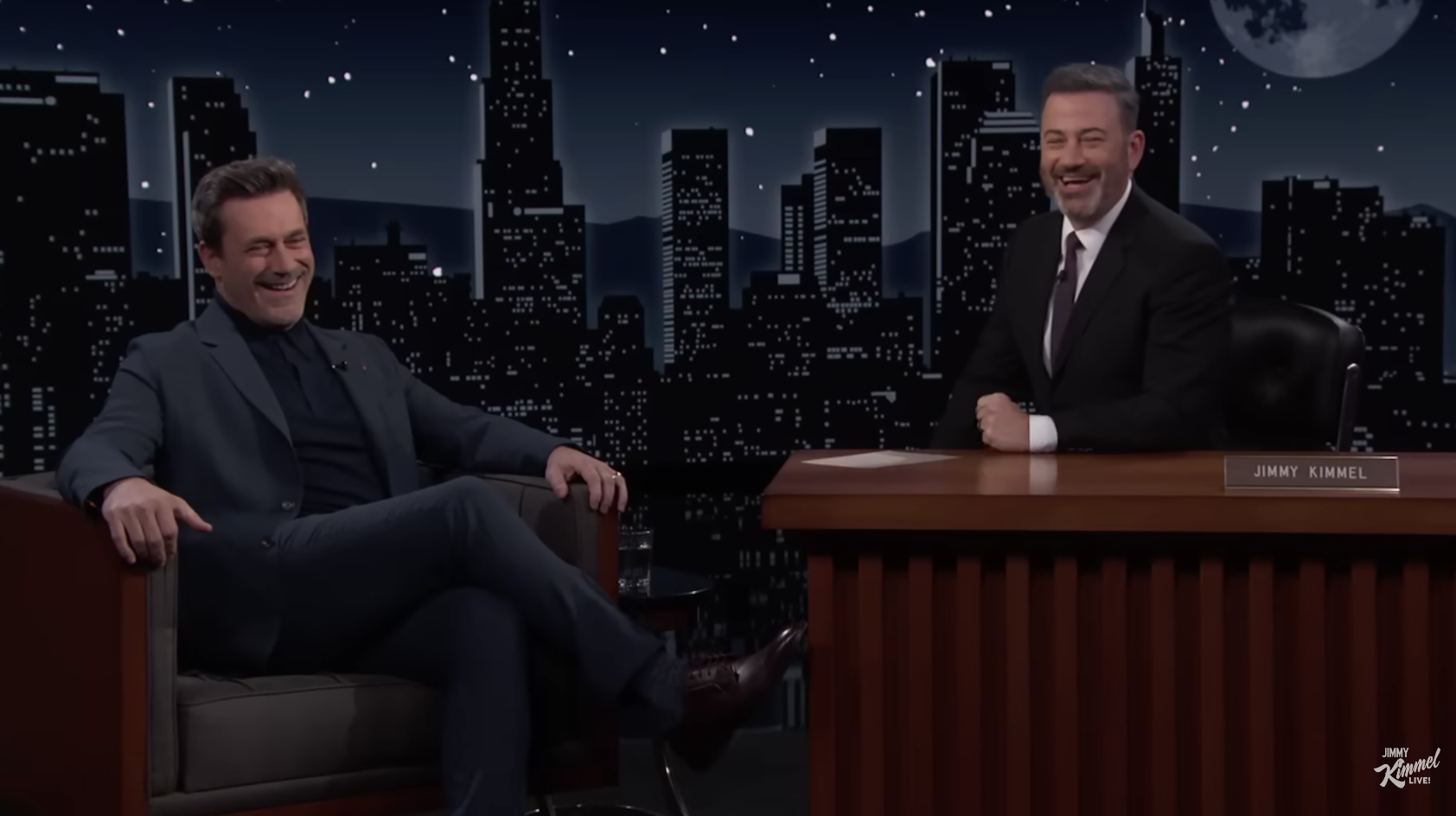 Jon Hamm on &quot;Jimmy Kimmel Live!&quot;