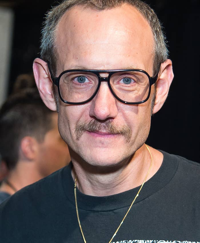 Michael Stewart / WireImage NEW YORK, NY - SEPTEMBER 12: Photographer Terry Richardson attends the Jeremy Scott fashion show during September 2016 New York Fashion Week: The Shows at The Arc, Skylight at Moynihan Station on September 12, 2016 in New York City. (Photo by Michael Stewart/WireImage)