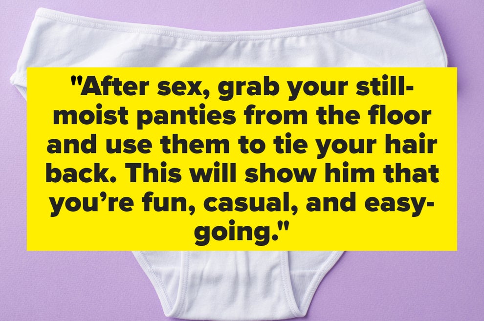 The Worst Sex Advice A Magazine Ever Gave People 