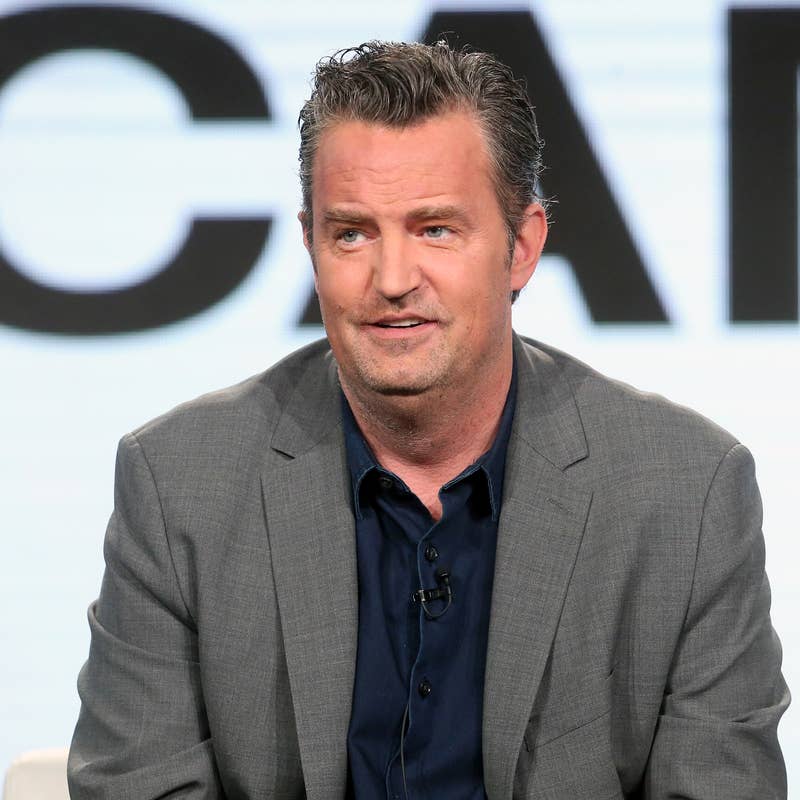 Close-up of Matthew at a media event