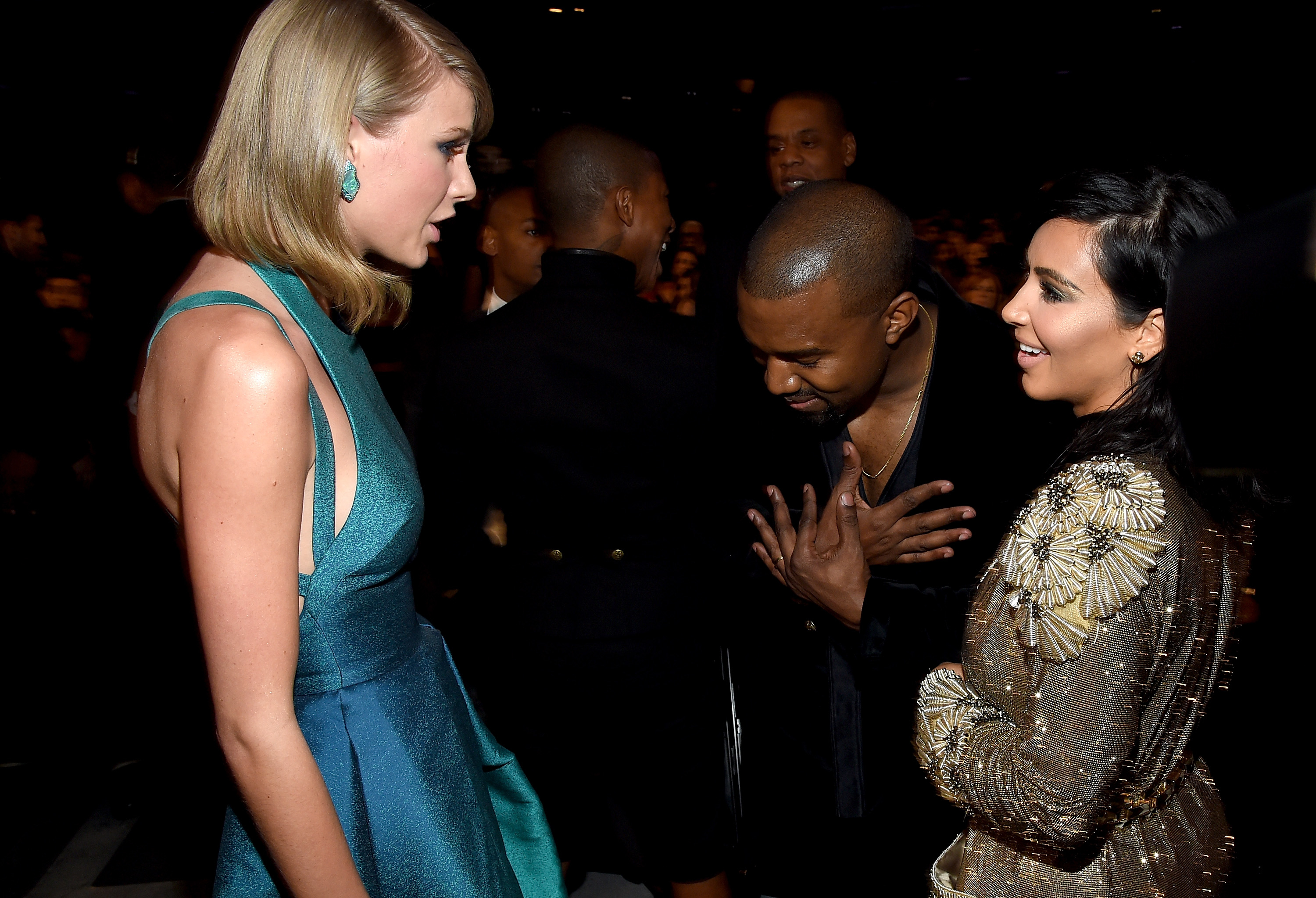 Taylor Swift with Kanye and Kim