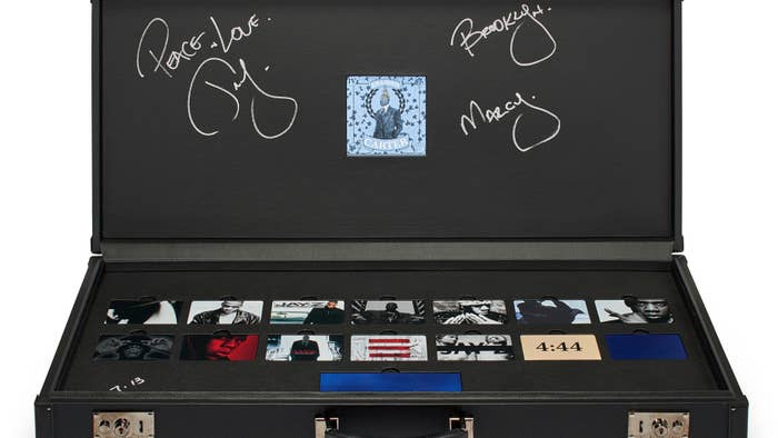 jay-z suitcase from auction