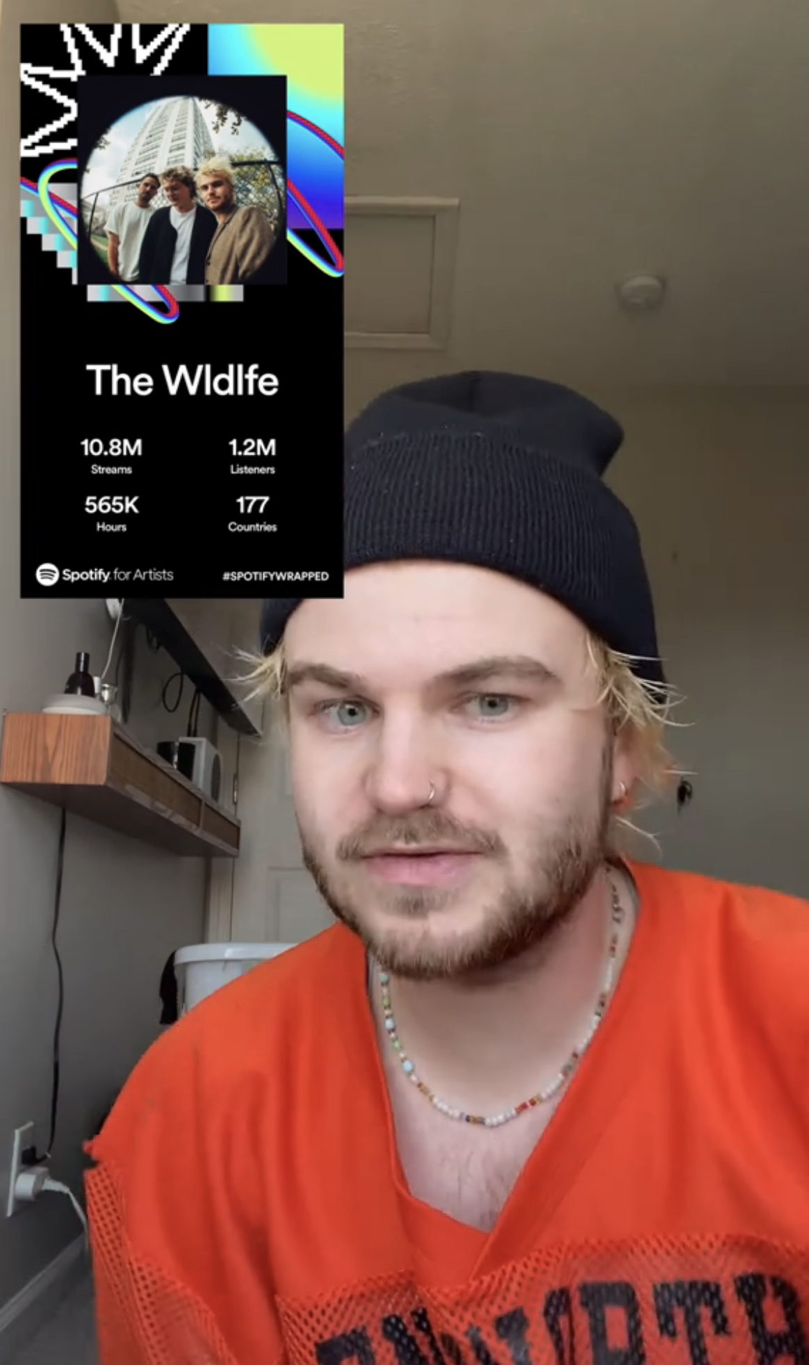 Screenshot from The Wldlfe's TikTok