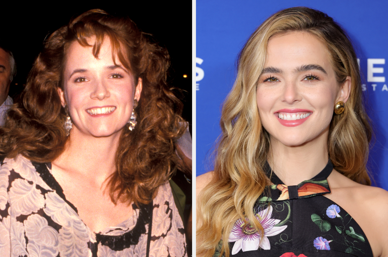 Side-by-side of Lea Thompson and Zoey Deutch