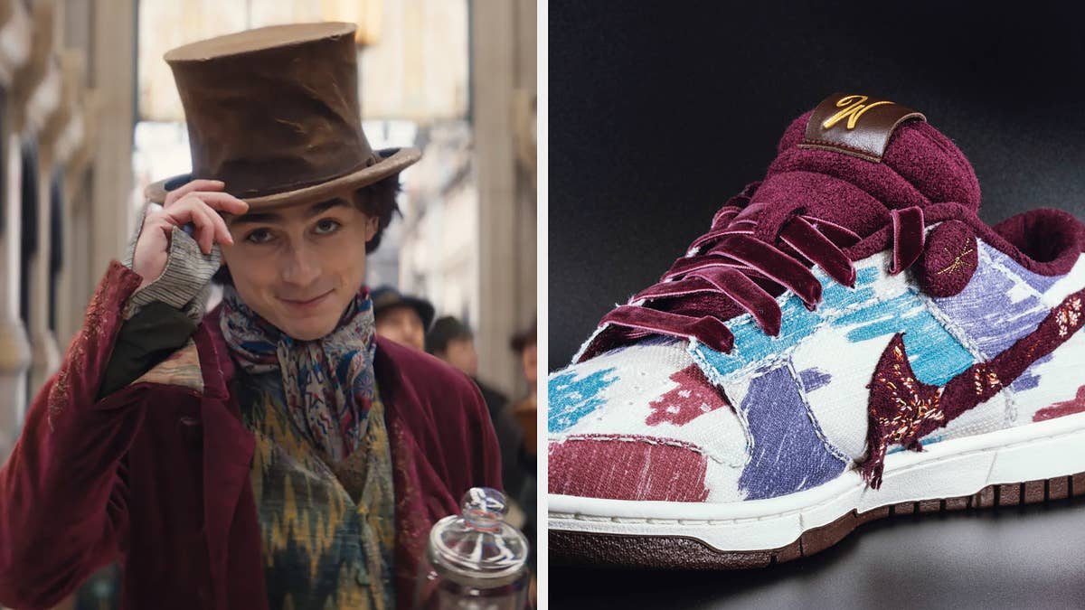 Timothée Chalamet’s ‘Wonka’ Nike Dunks Are Limited to Five Pairs: 'It’s Sort of Unbelievable'