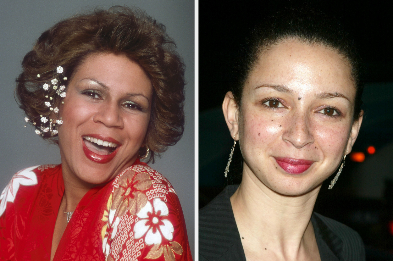 Side-by-side of Minnie Riperton and Maya Rudolph