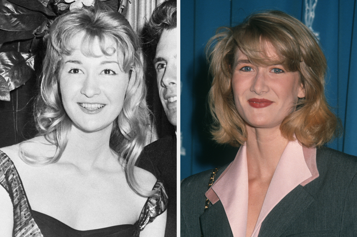 Side-by-side of Diane Ladd and Laura Dern