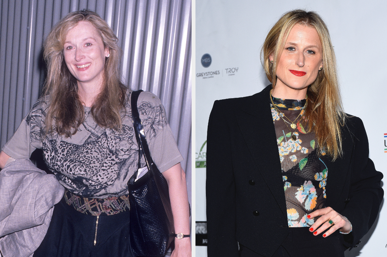 Side-by-side of Meryl Streep and Mamie Gummer
