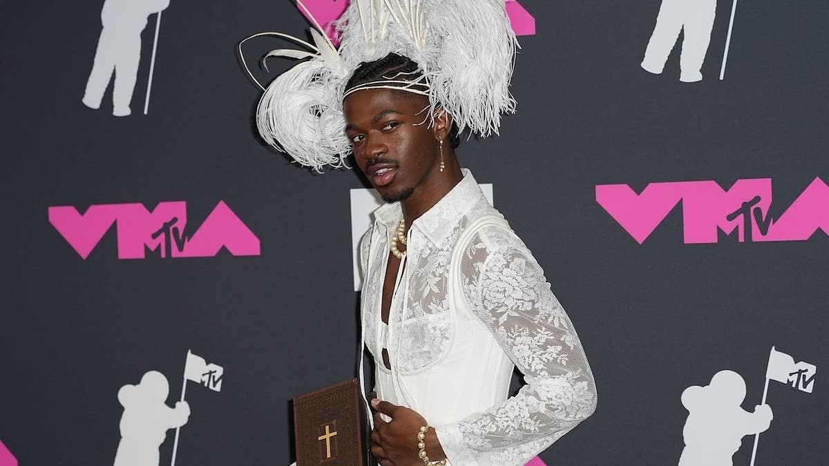 The artist teased his new phase by carrying a Bible on the 2023 MTV Video Music Awards carpet.
