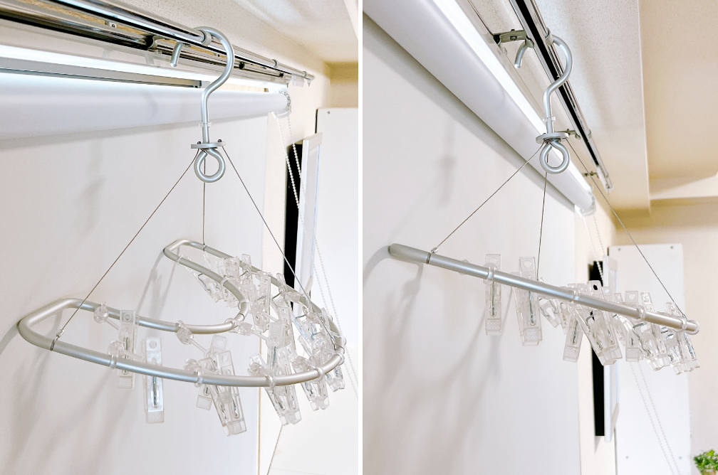 無印良品のおすすめ洗濯グッズ「アルミ壁面用ハンガー」