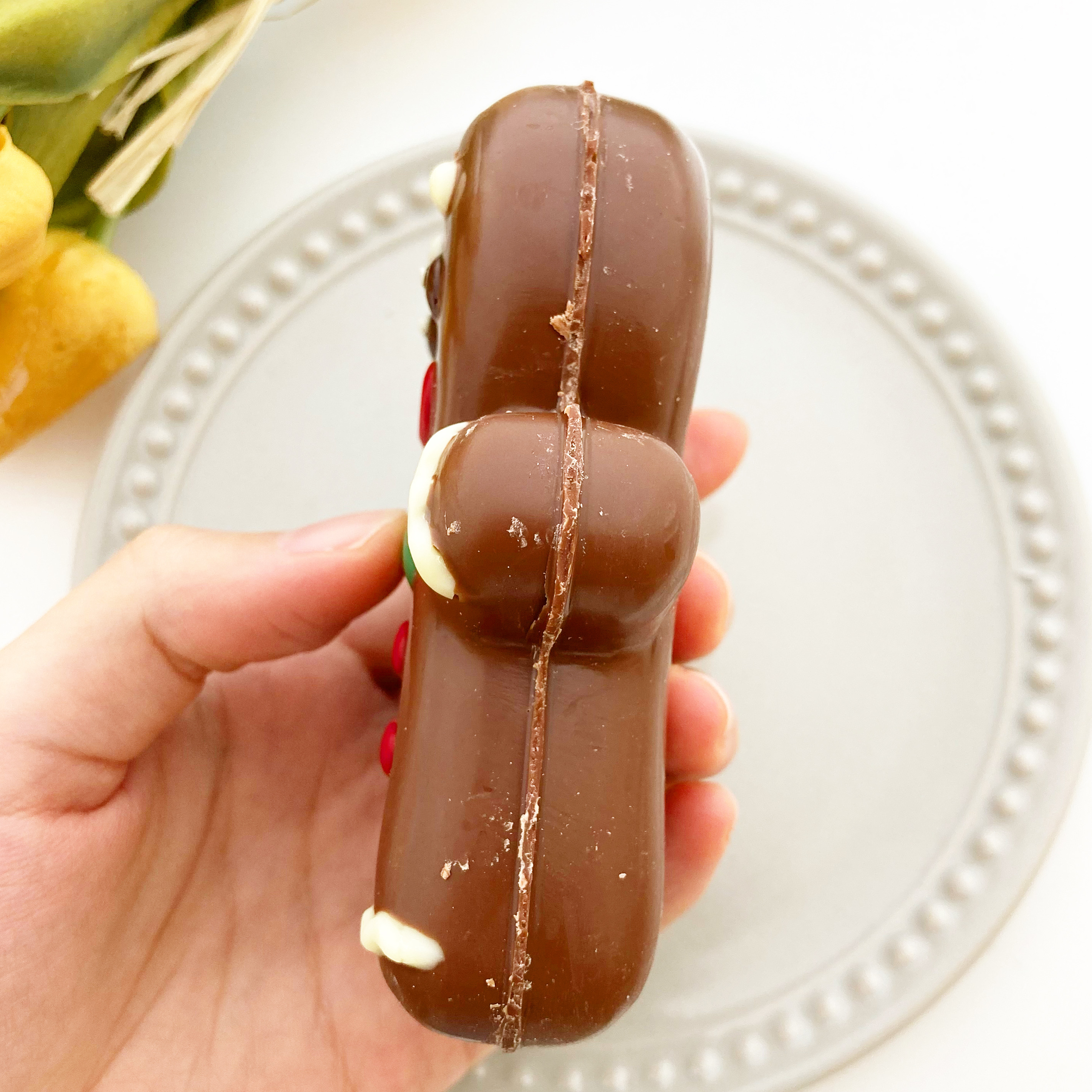 KALDI（カルディ）のクリスマスお菓子「マイフェイバリットカンパニー メルティングチョコレート ジンジャーブレッドマン 60g」