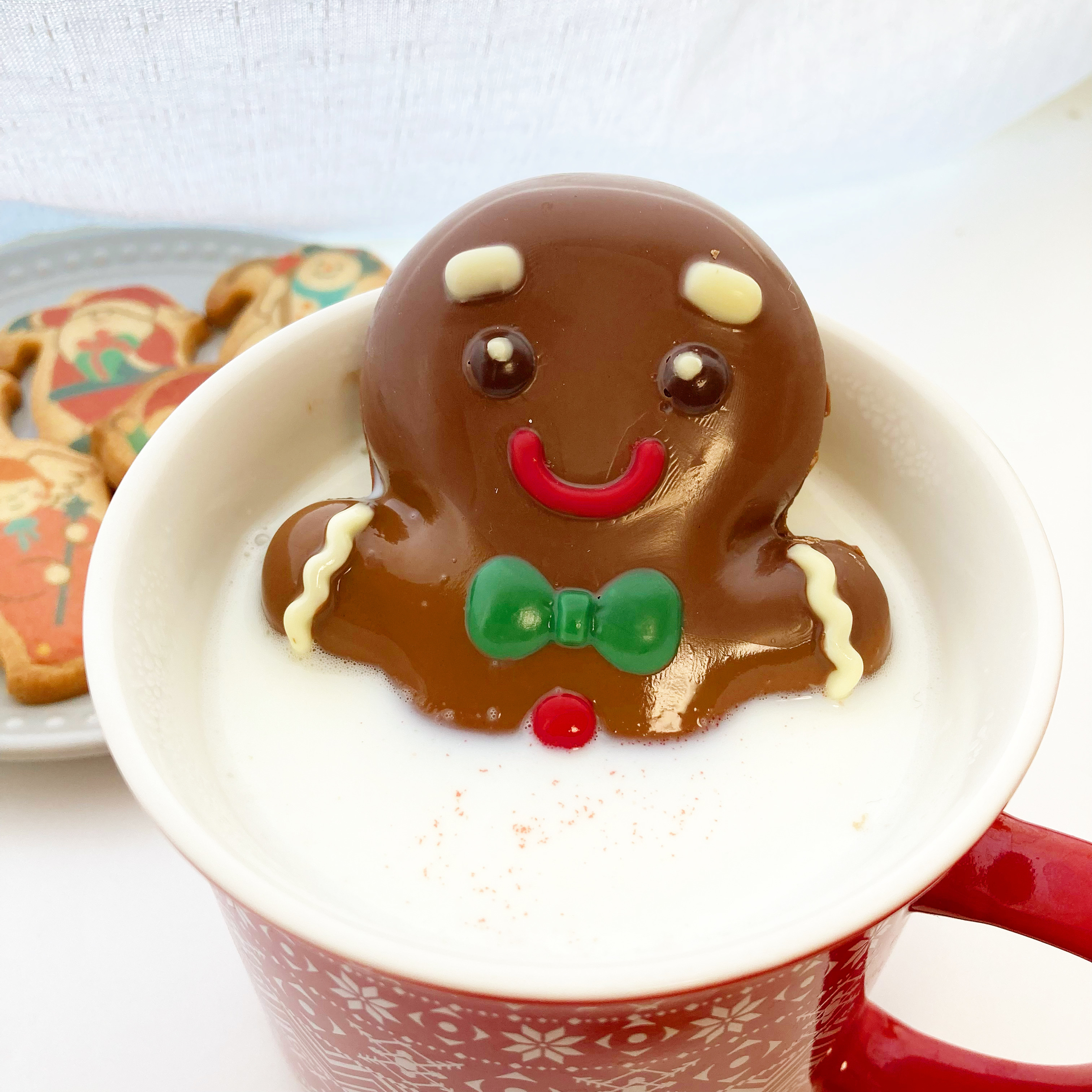 KALDI（カルディ）のクリスマスお菓子「マイフェイバリットカンパニー メルティングチョコレート ジンジャーブレッドマン 60g」