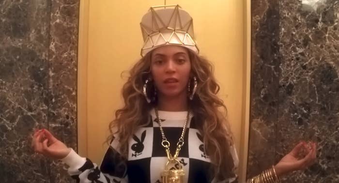 closeup of beyonce wearing a crown