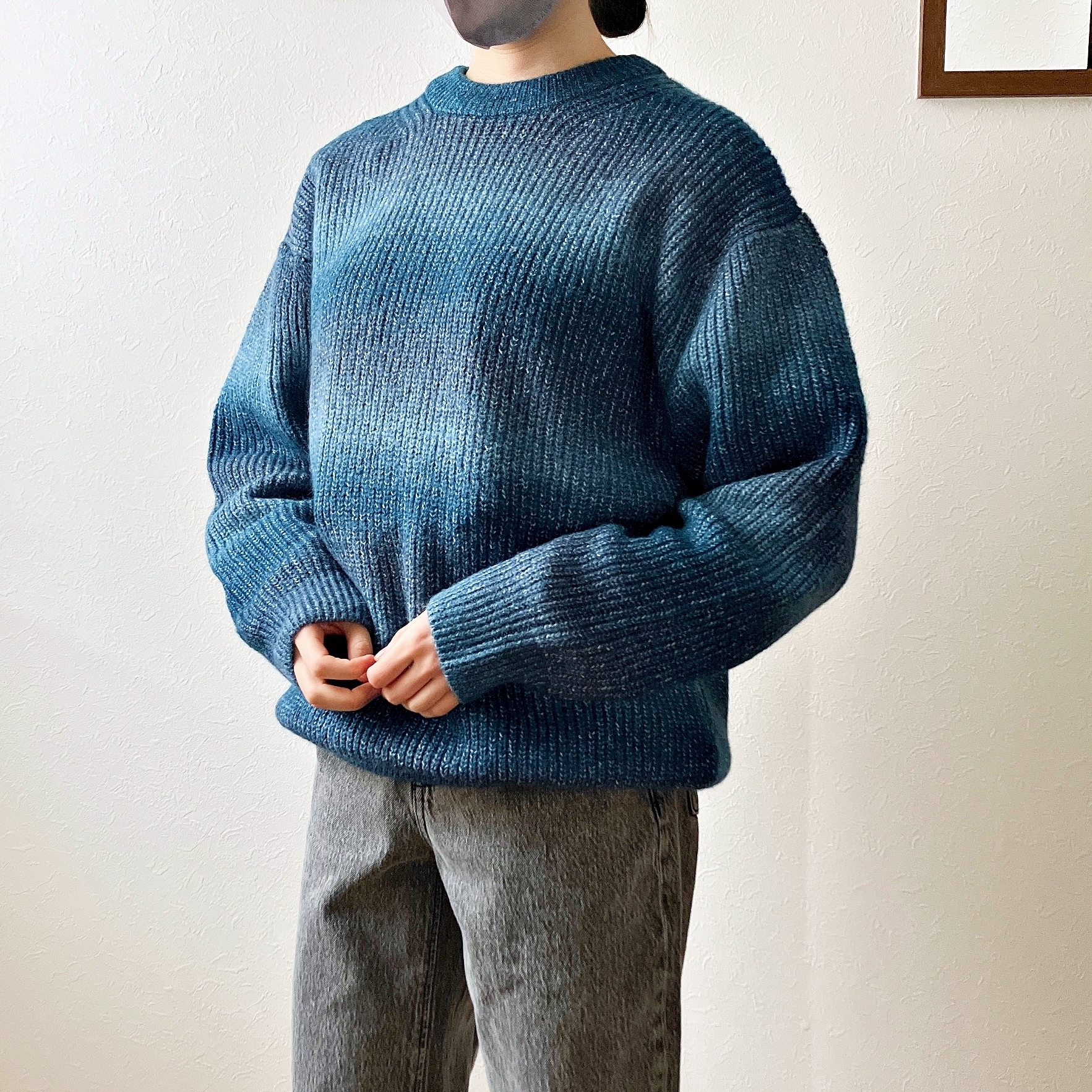 GU(ジーユー)のおすすめトップス「ローゲージセーター(長袖)(グラデーション)」