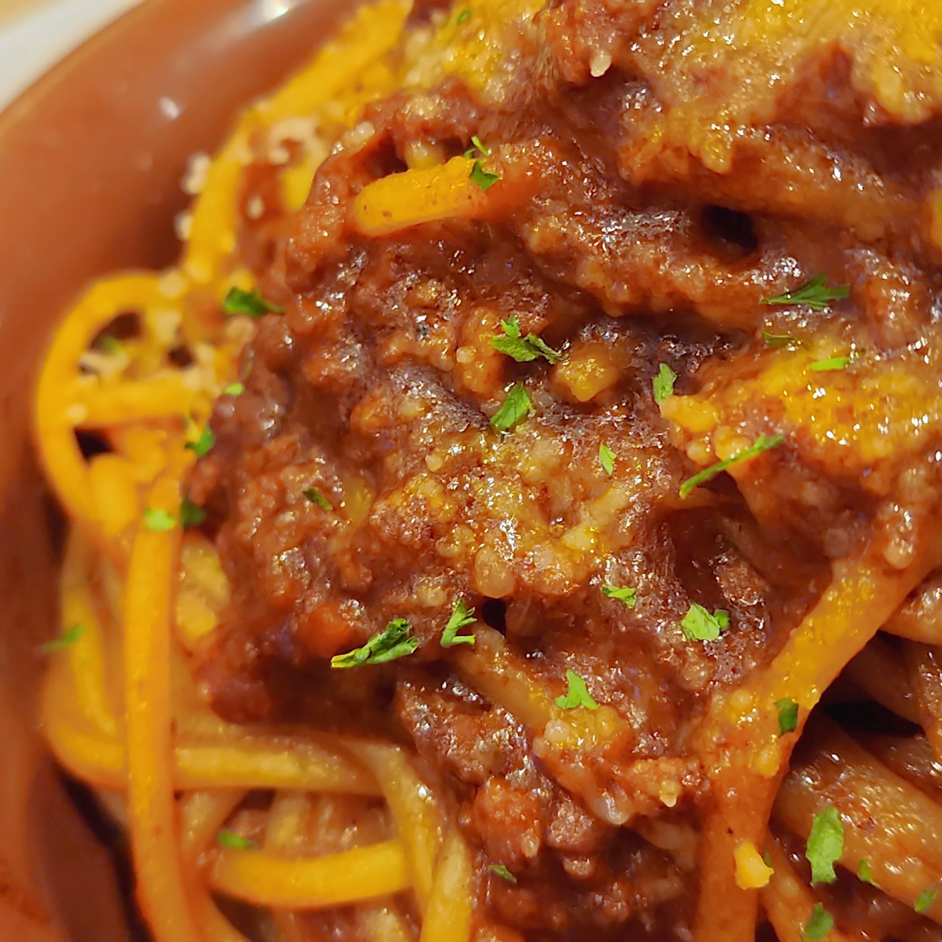 ガストのおすすめメニュー「富士山大盛りミートソース」