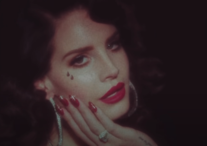 Closeup of Lana Del Rey
