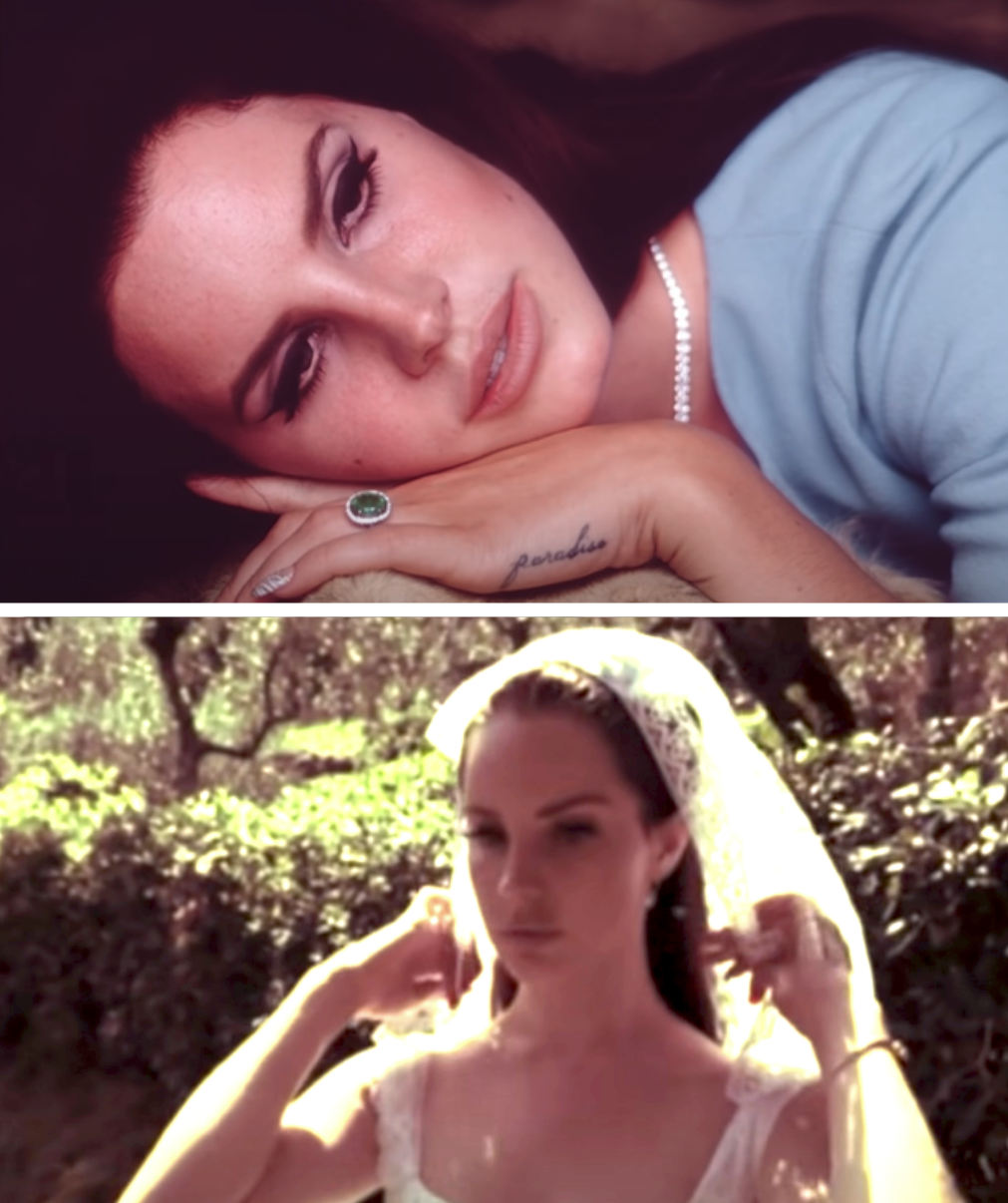 Screenshots of Lana Del Rey