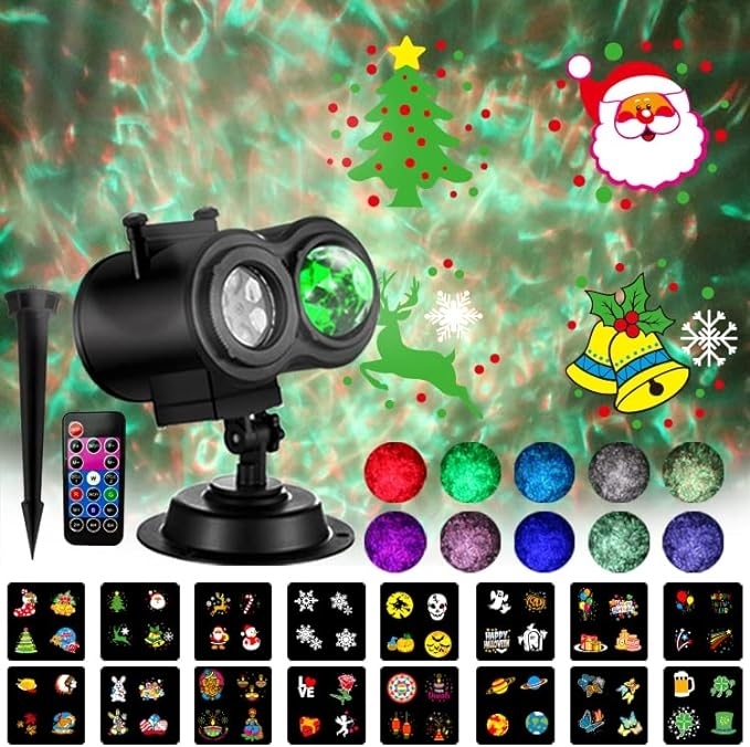 Holiday Halloween Valentine Party Christmas Diwali Projector Light