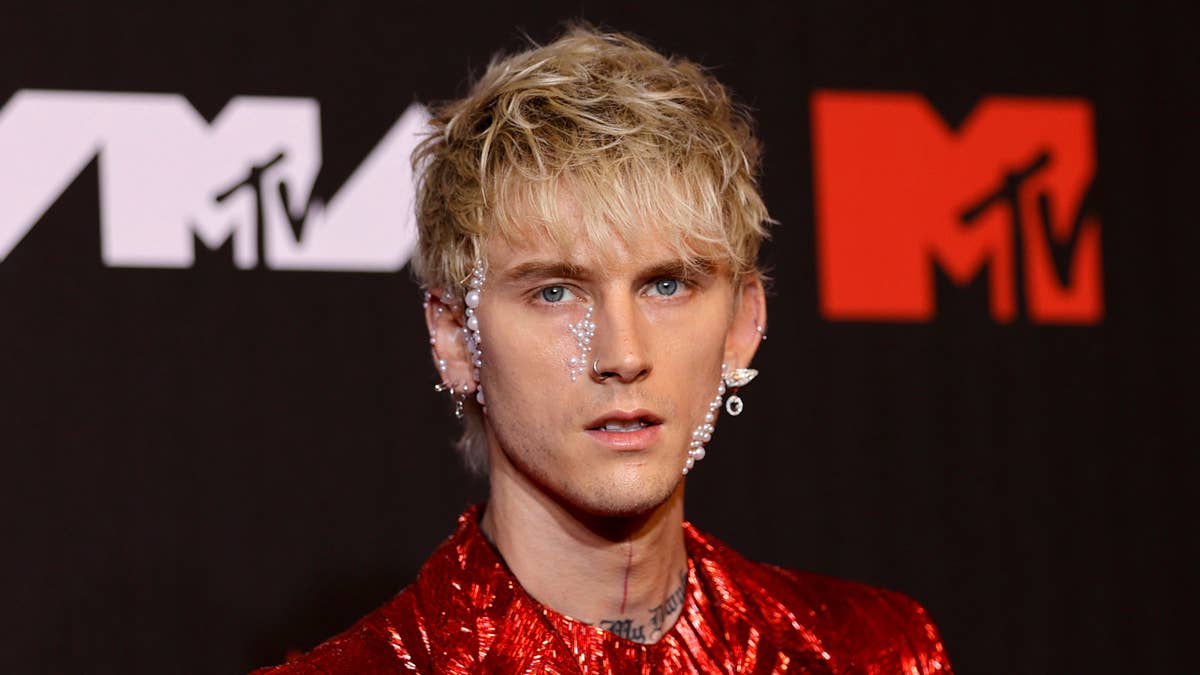 MGK wanted the reporter to do his best air guitar but was swiftly denied.