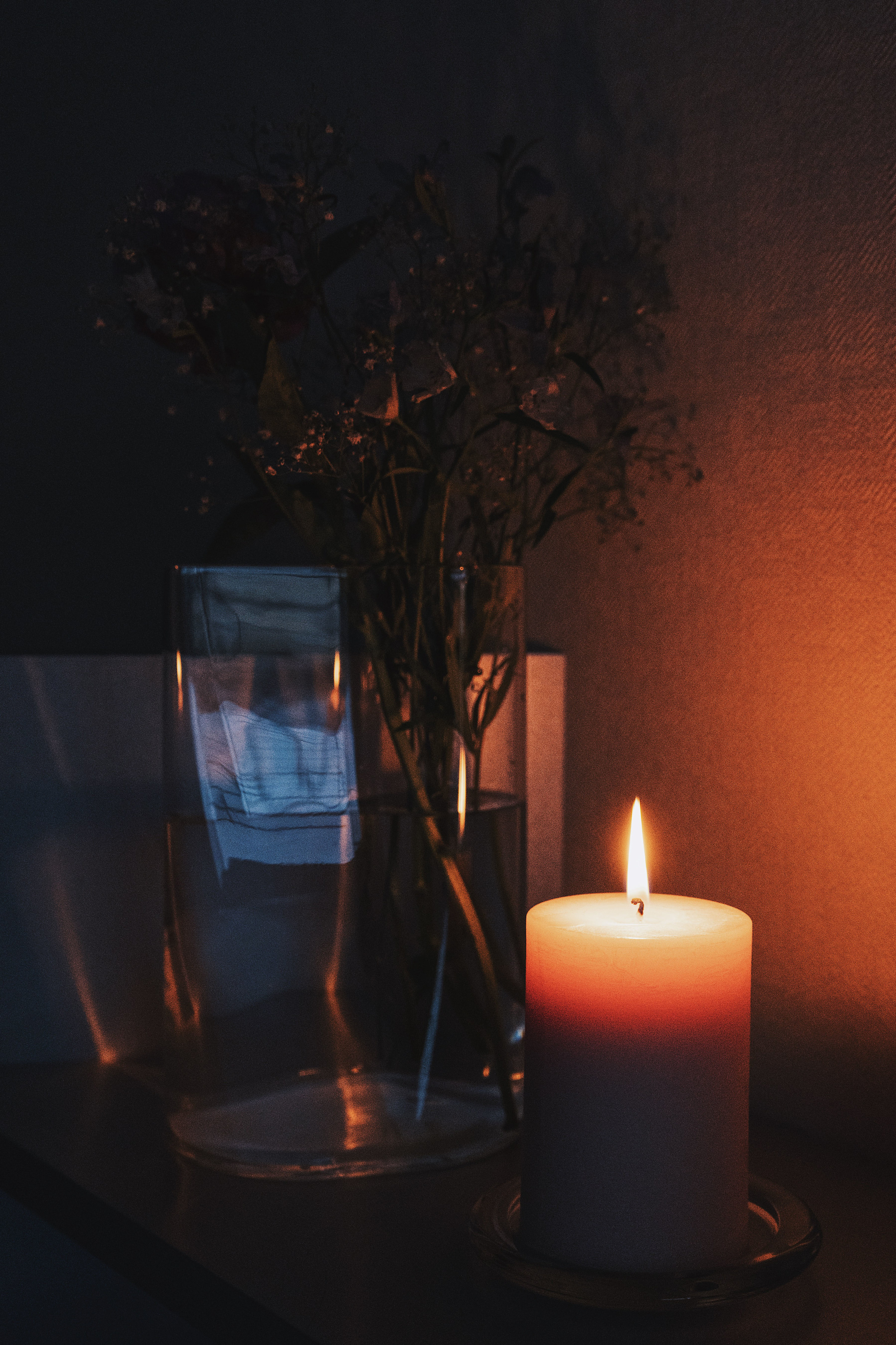 IKEA(イケア)のおしゃれアイテム「LUGNARE ルグナレ アロマピラーキャンドル / ジャスミン」