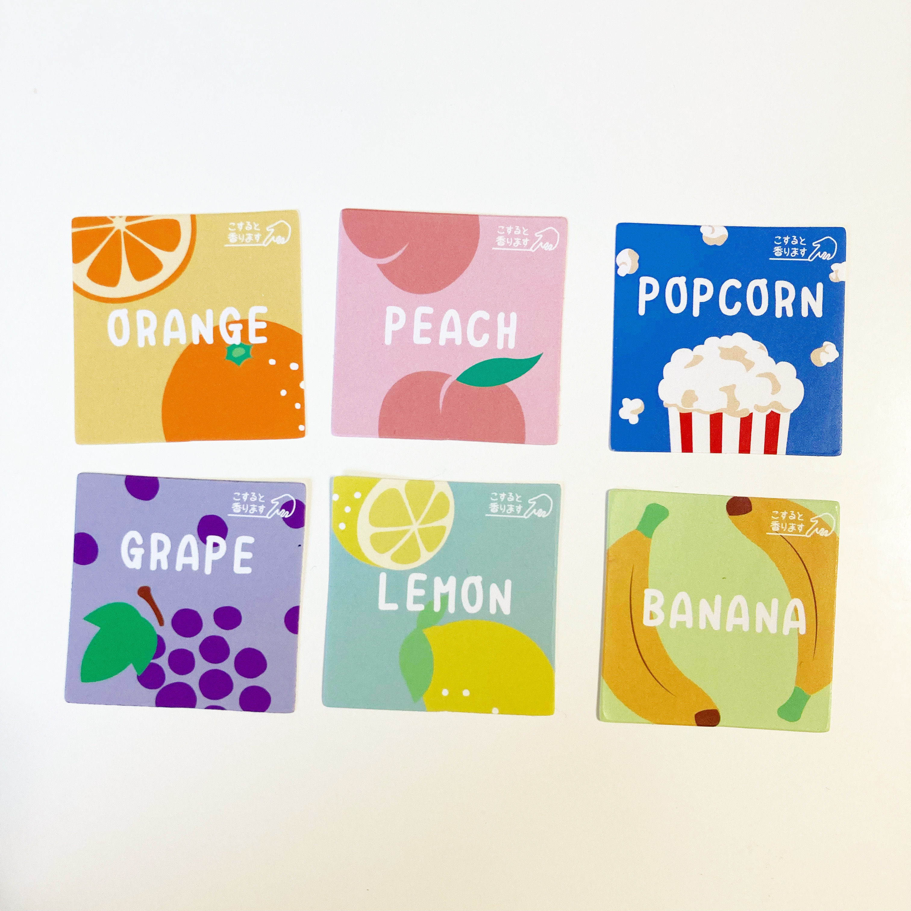 CanDo（キャンドゥ）の便利アイテム「香り付きシール 6P」