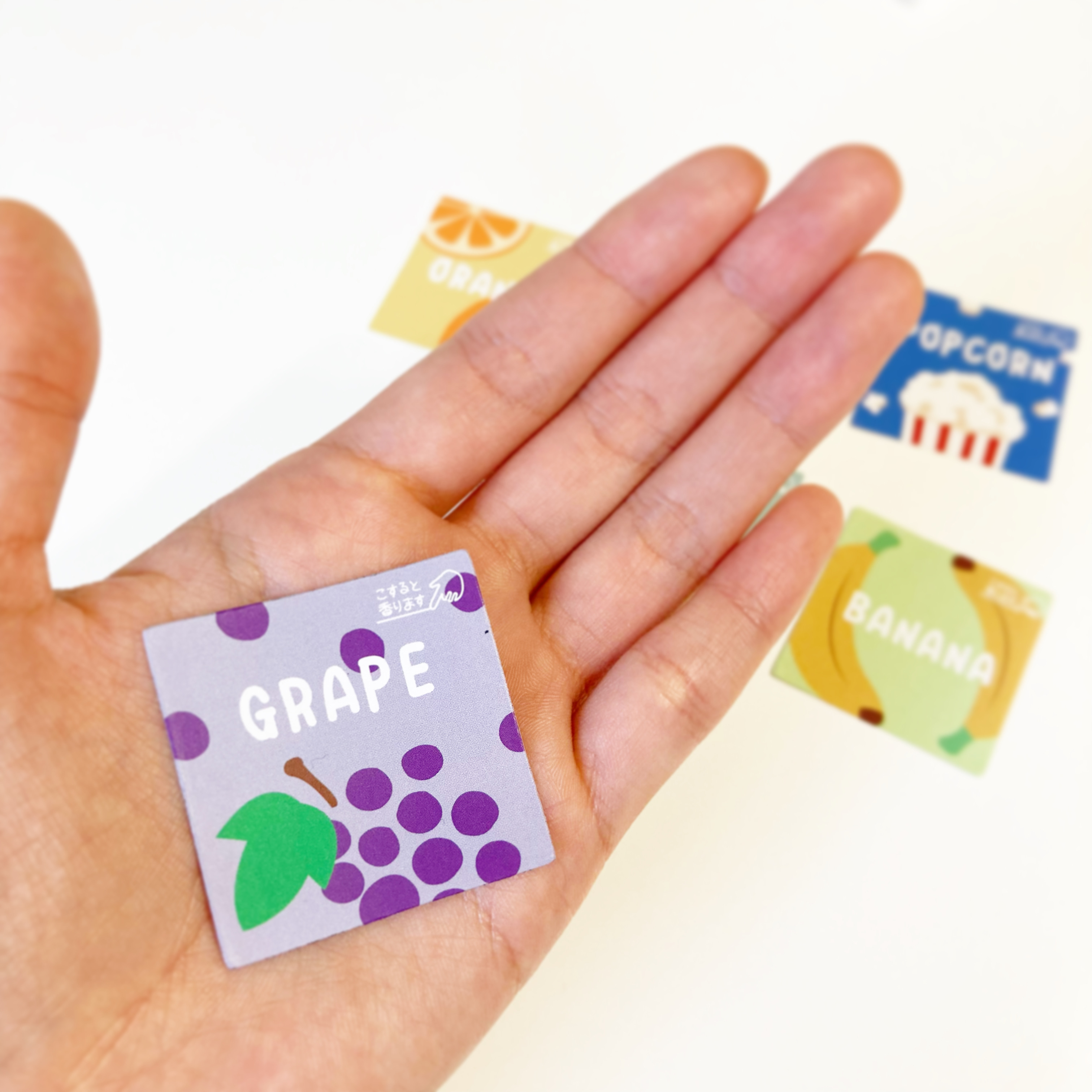 CanDo（キャンドゥ）の便利アイテム「香り付きシール 6P」