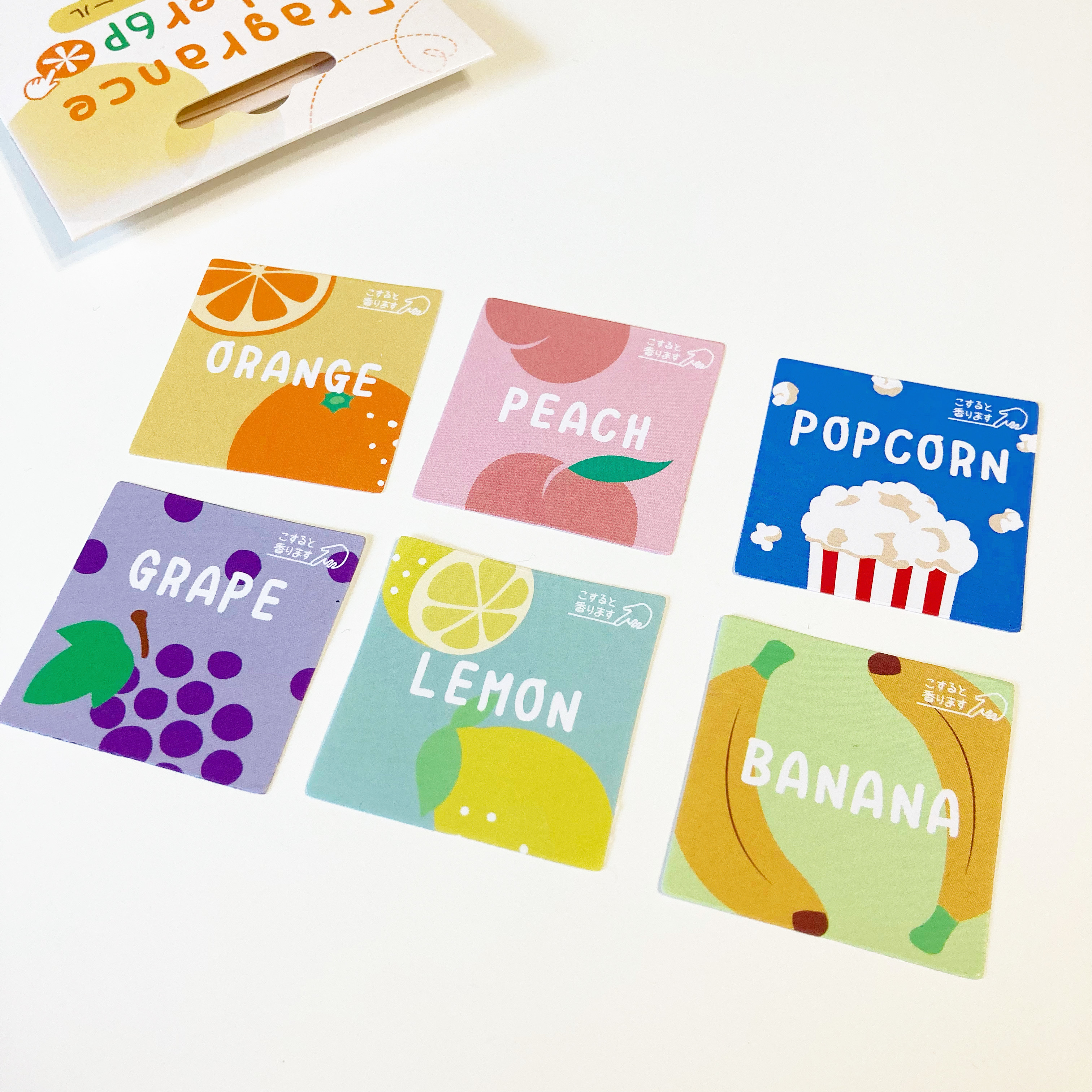 CanDo（キャンドゥ）の便利アイテム「香り付きシール 6P」