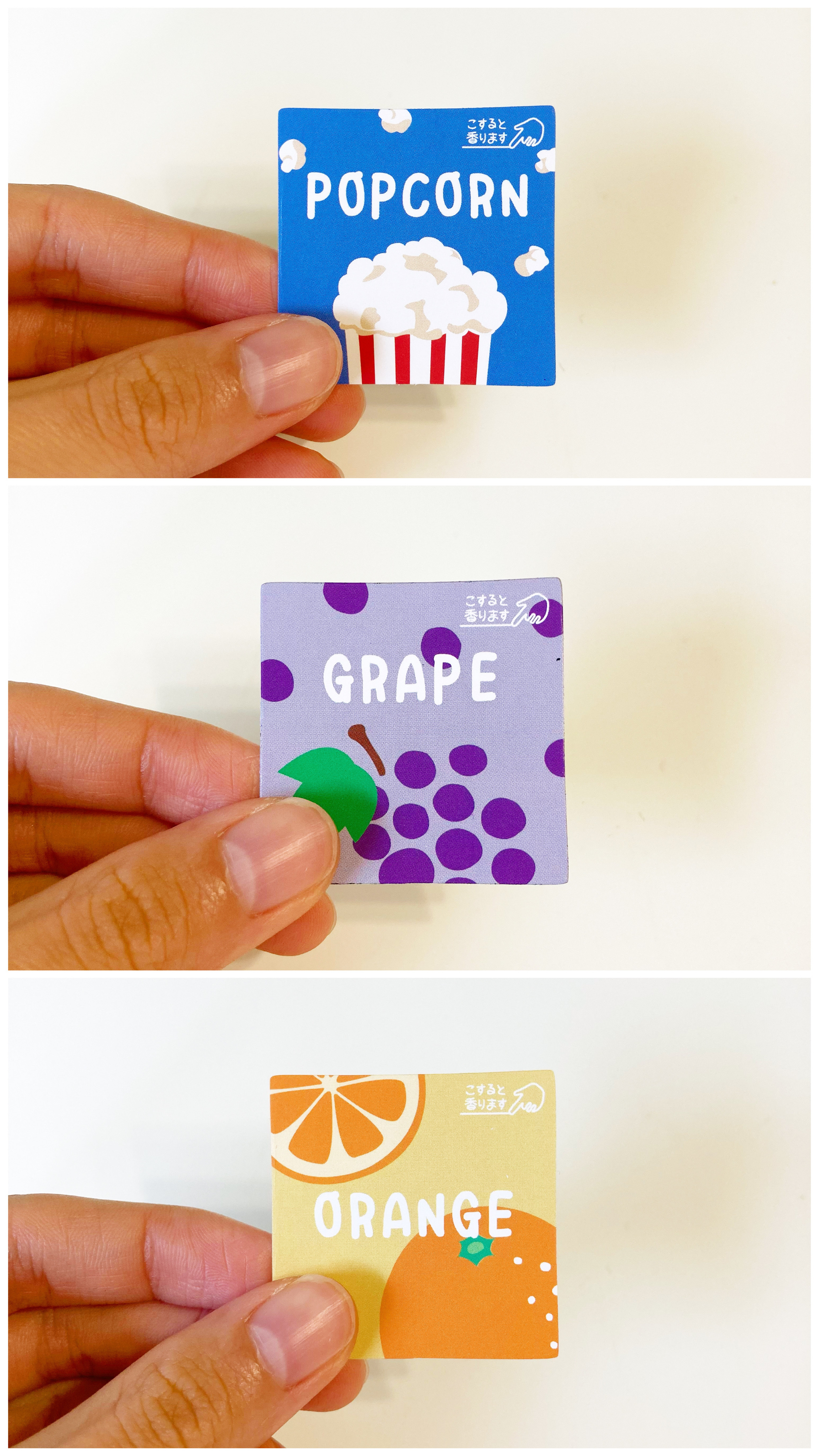 CanDo（キャンドゥ）の便利アイテム「香り付きシール 6P」