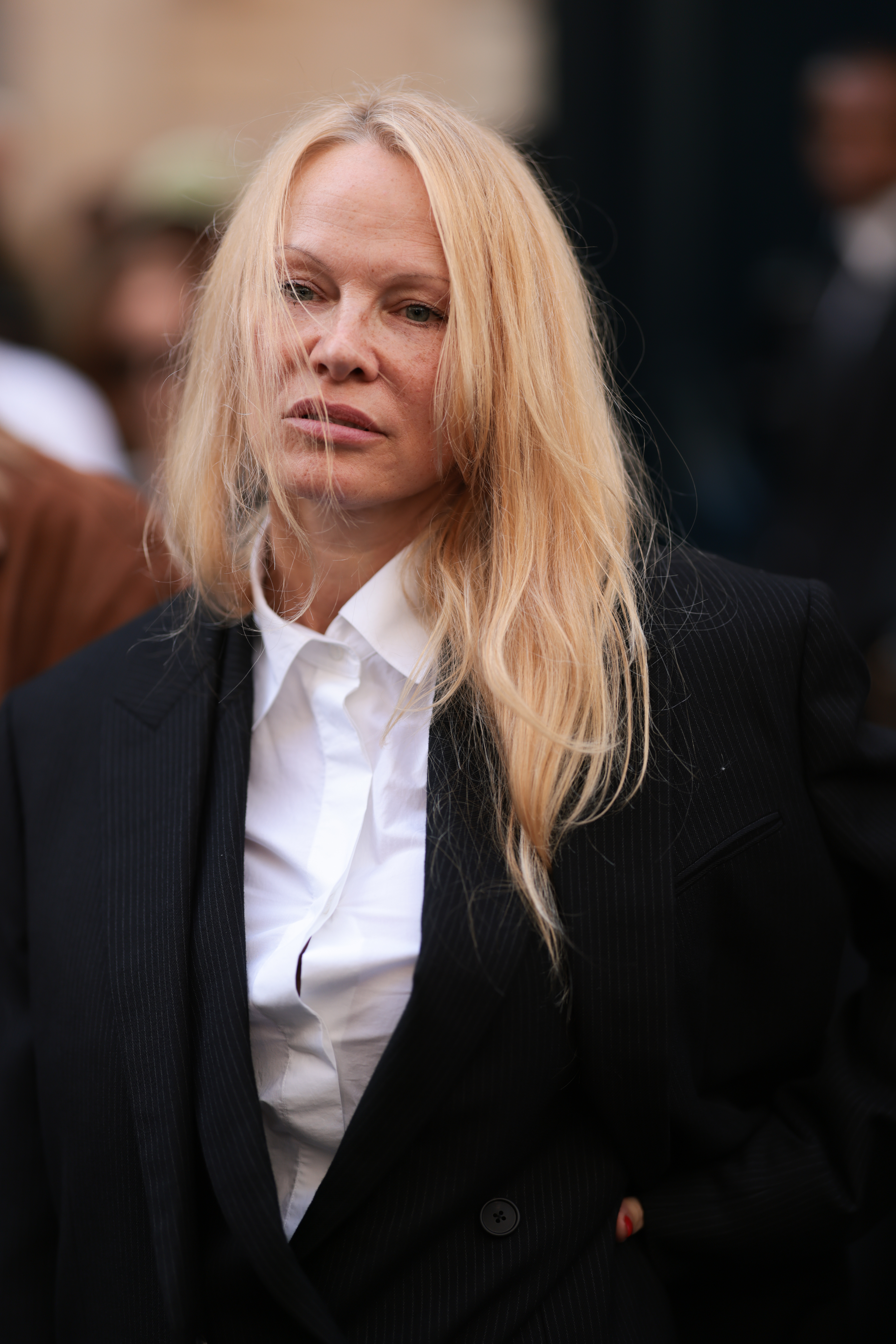 Closeup of Pamela Anderson
