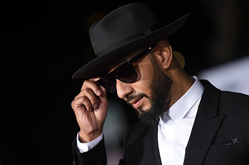 WESTWOOD, CA - NOVEMBER 03: Recording artist Swizz Beatz arrives at the Los Angeles premiere of 'Dumb And Dumber To' at Regency Village Theatre on November 3, 2014 in Westwood, California. (Photo by Axelle/Bauer-Griffin/FilmMagic)