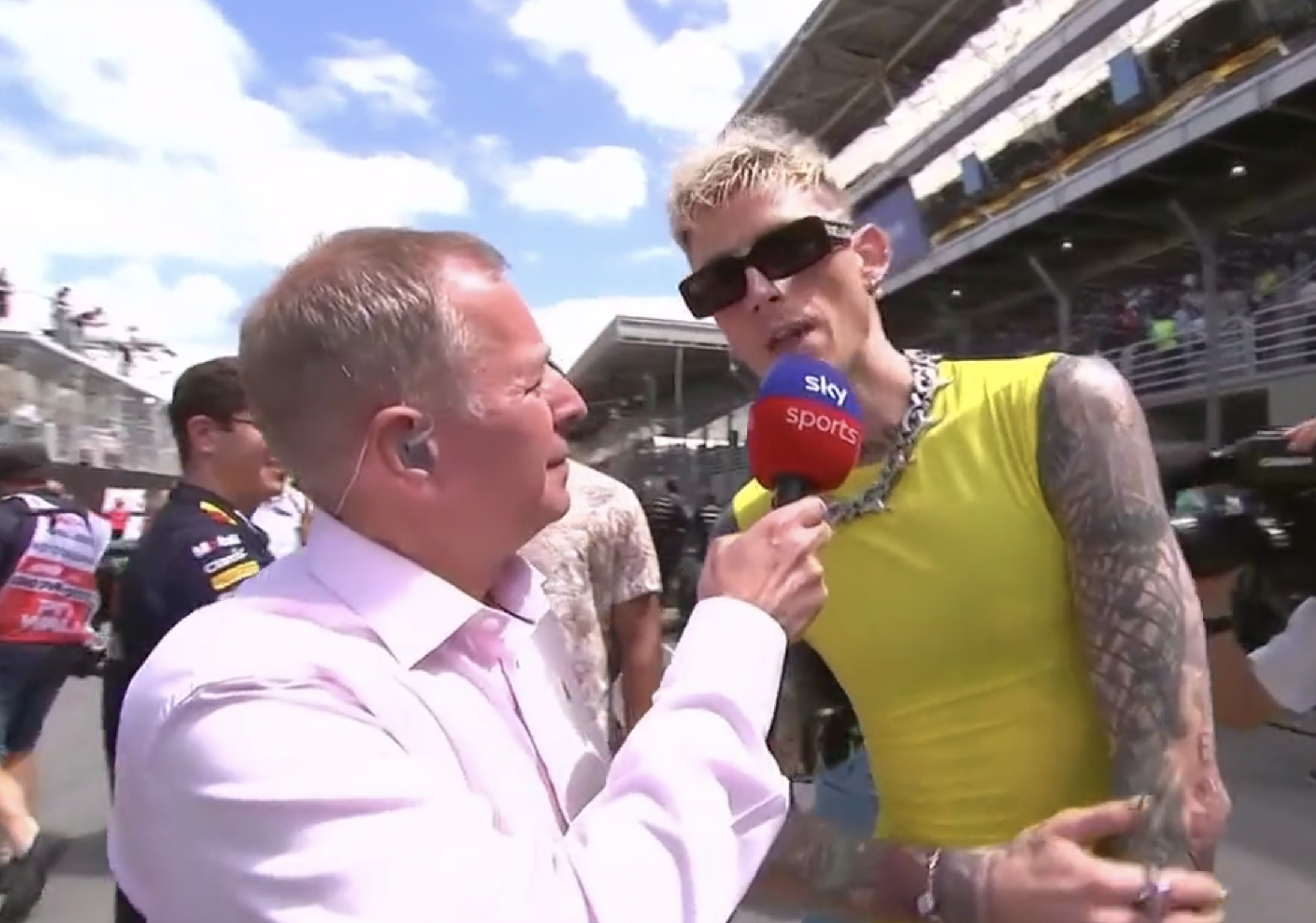 MGK and Martin in an interview