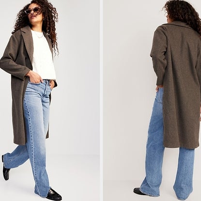 This $40 Old Navy Coat Has Us (And Everyone Else) Obsessed