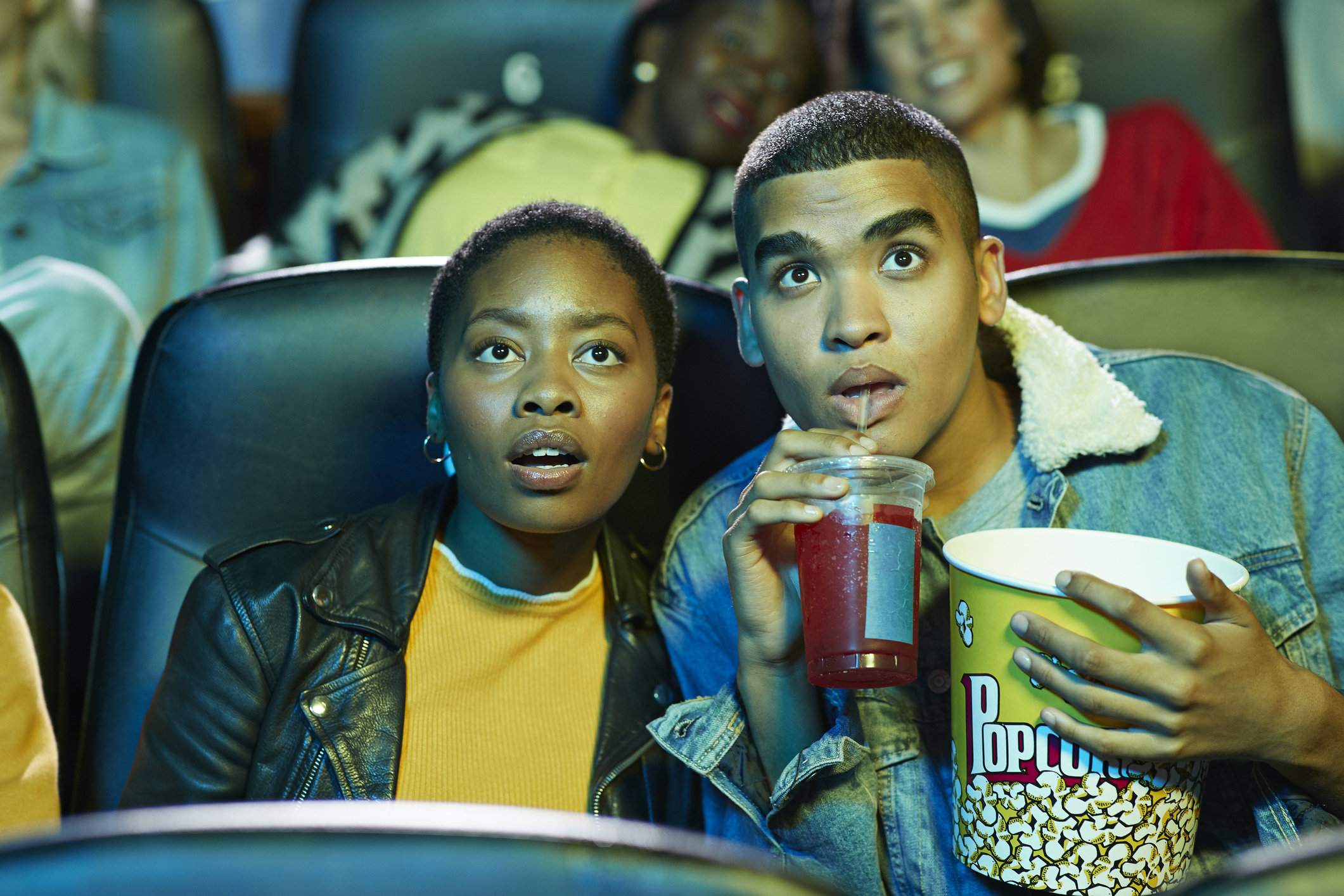 A couple in the movies