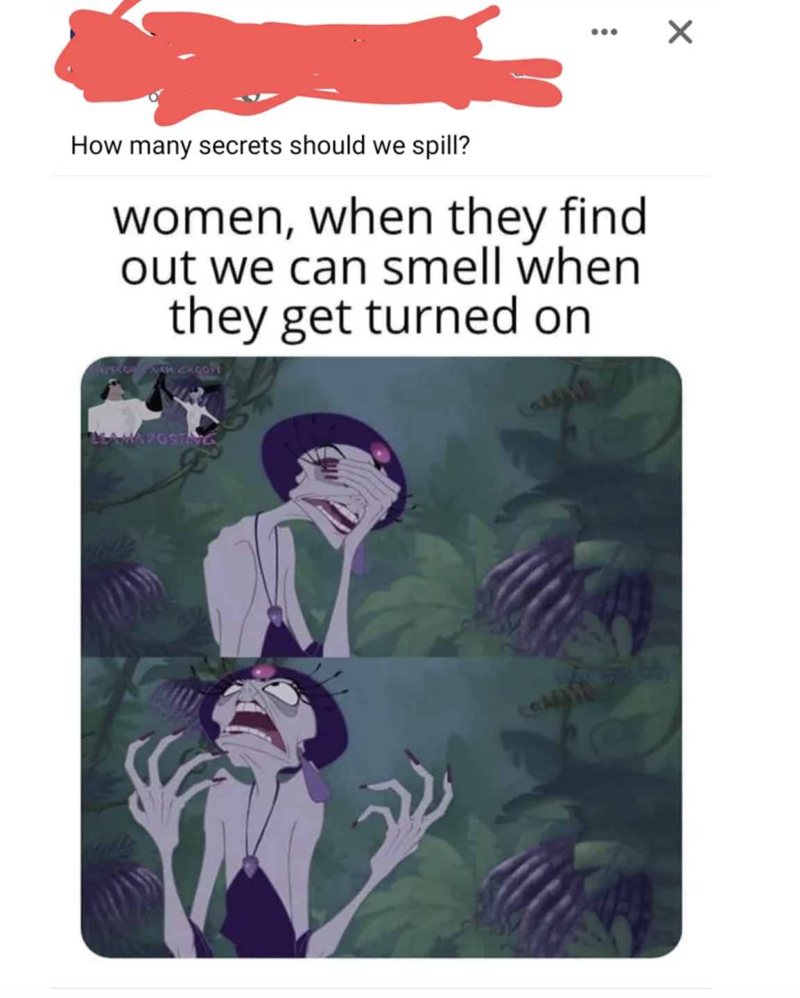 &quot;women, when they found out we can smell when they get turned on&quot;