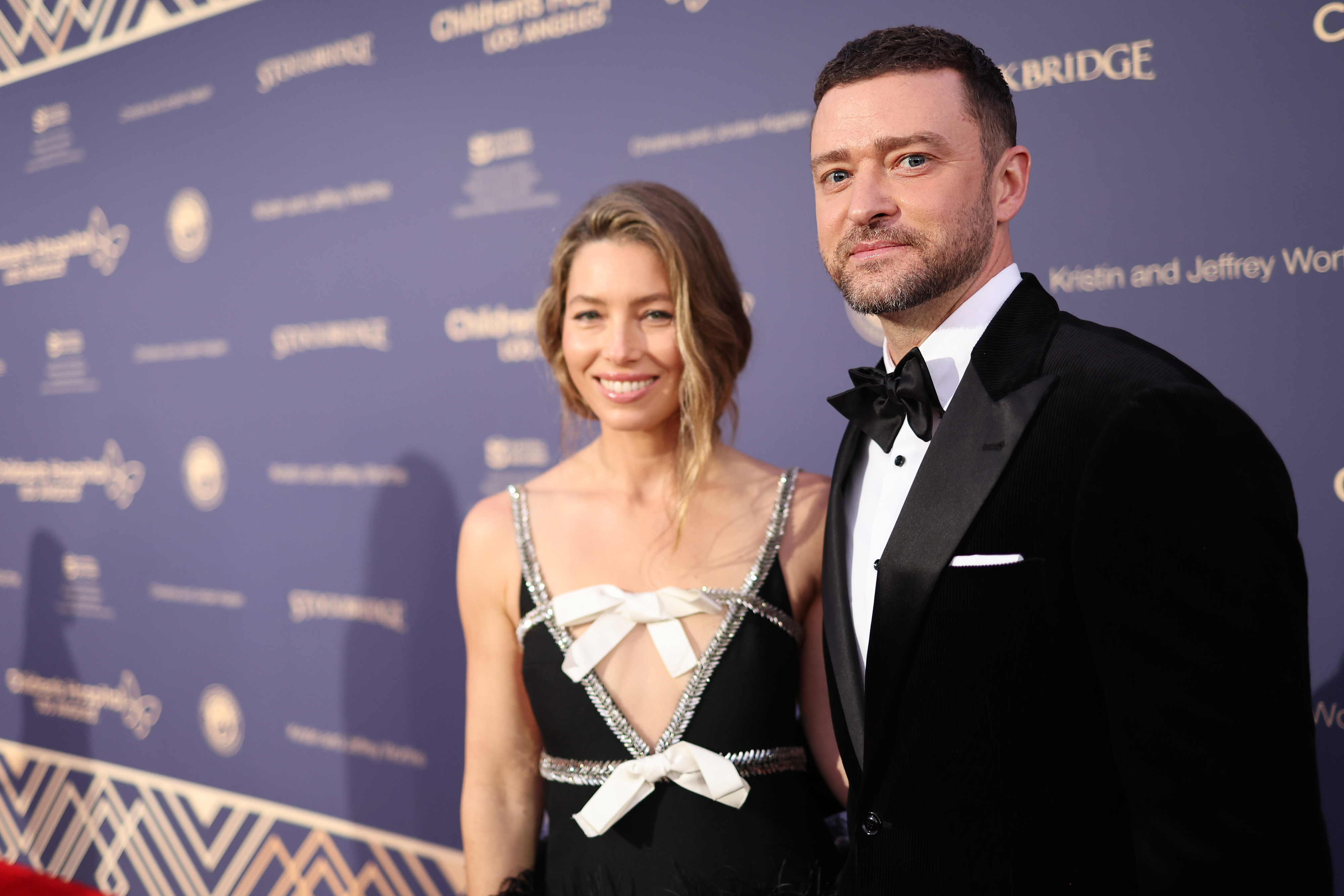Jessica Biel and Justin Timberlake on the red carpet