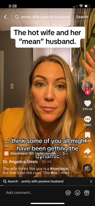 dr shiels talking about the hot wife and the mean husband