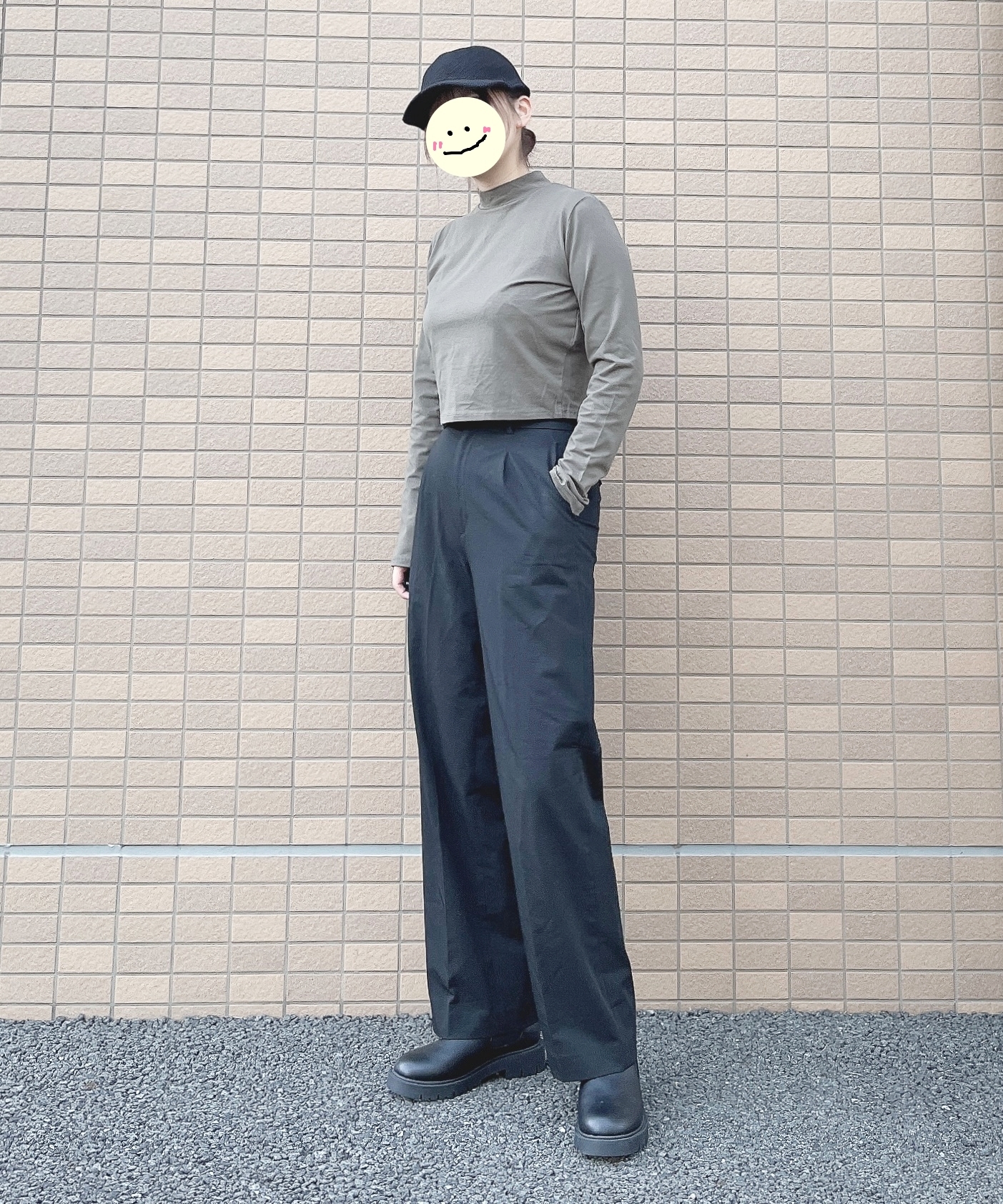 ユニクロCのおすすめキャップ「アジャスタブルウールキャップ」