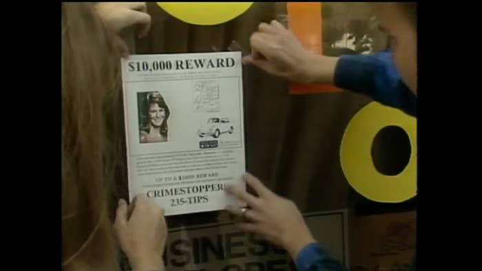 A reward poster for Cara Knott