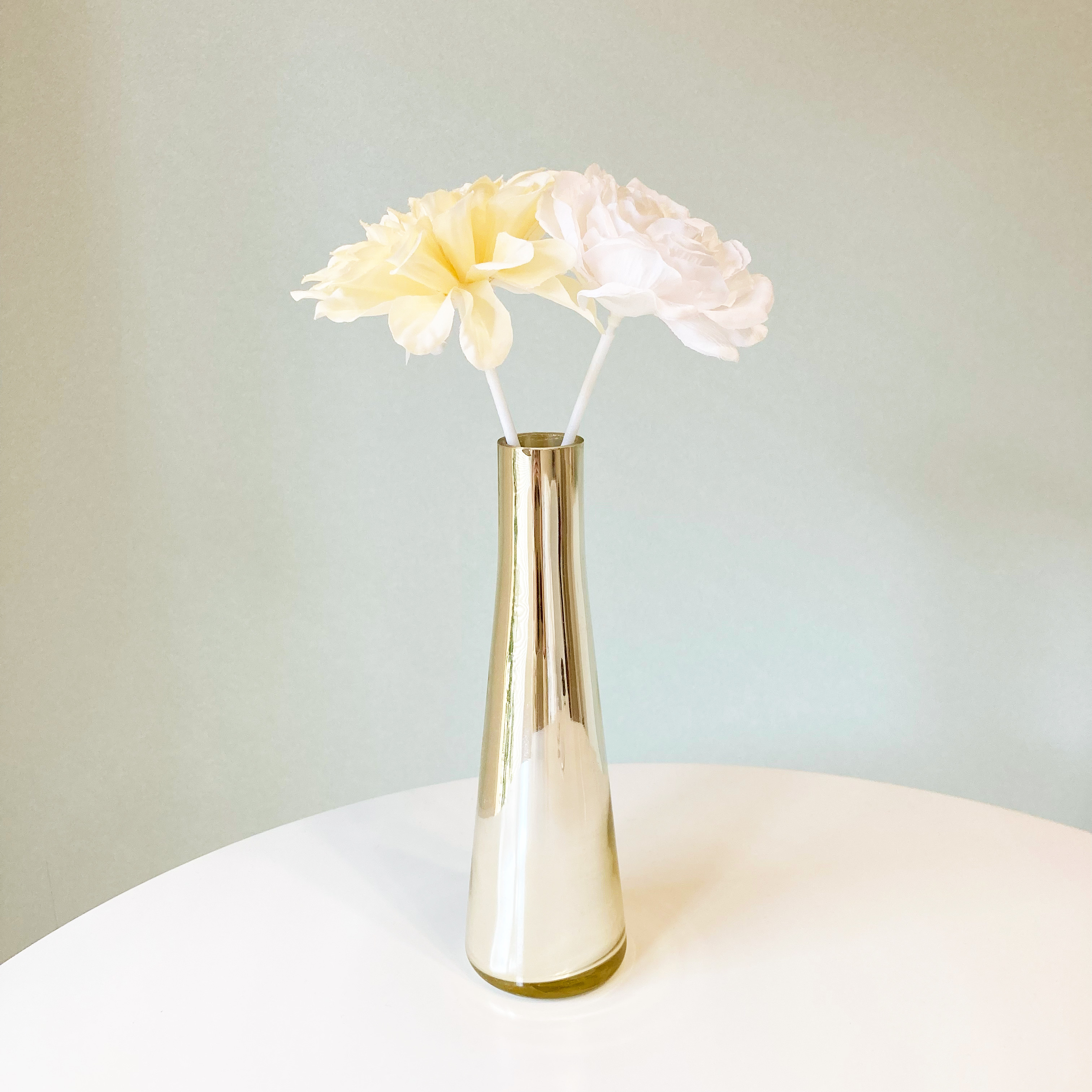 CanDo（キャンドゥ）の高見えインテリア「JFサヴォンフラワー スノーホワイト」「JFサヴォンフラワー コットンイエロー」