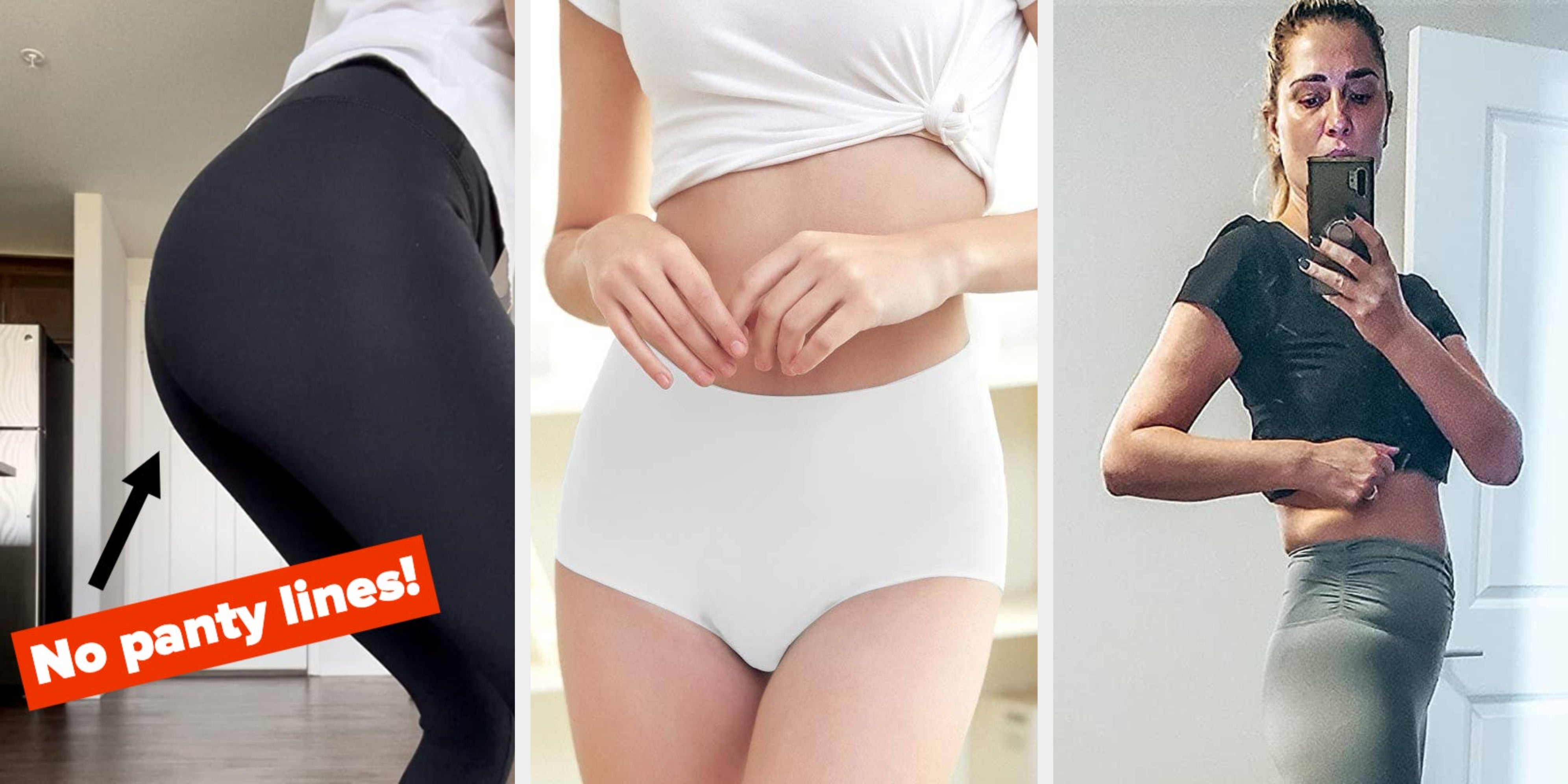 Joyspun Women's No Show Brief Panties, 3-Pack, Sizes XS to 3XL