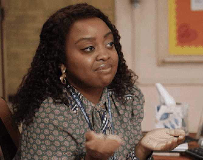 Quinta Brunson on &quot;Abbott Elementary&quot; shrugging