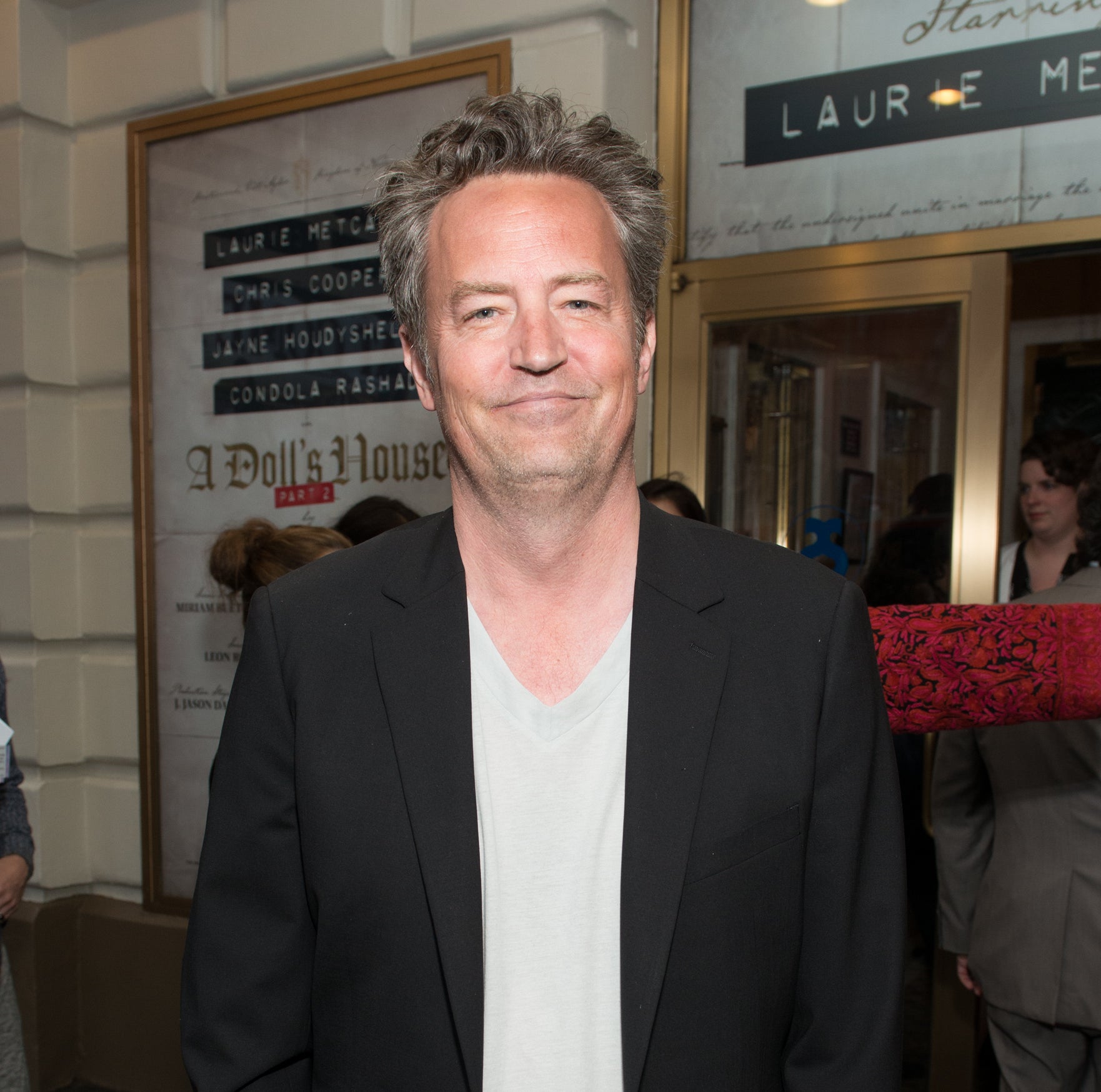 Closeup of Matthew Perry