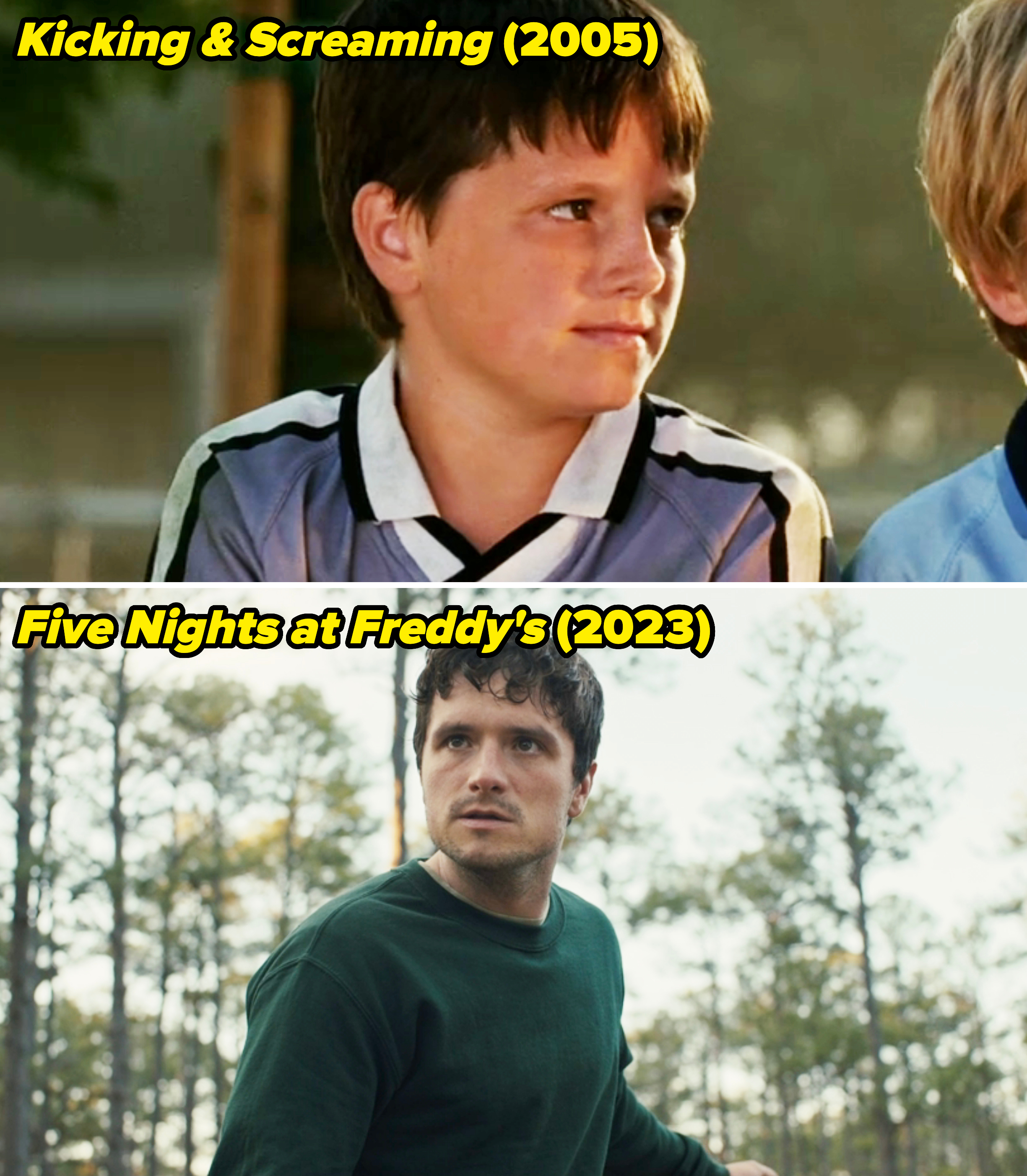 him in 2005 and then acting in a movie in 2023