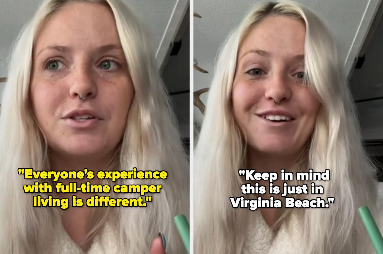 Ana explaining that everyone&#x27;s experience with camper living is different