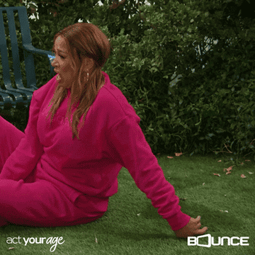 woman collapsing on the floor