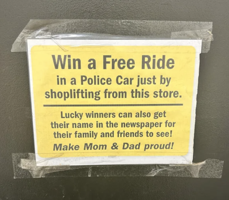 &quot;Win a free ride&quot;