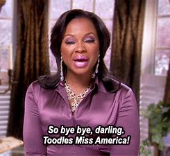 gif "so bye bye darling. toodles miss america!"