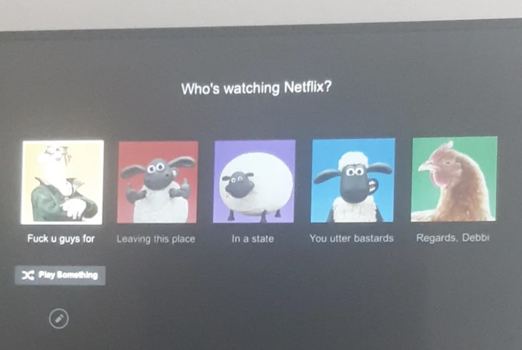 &quot;Who&#x27;s watching Netflix?&quot;