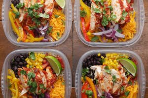 Weekday Meal-Prep Chicken Burrito Bowls