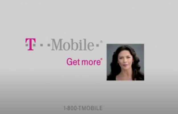 Screenshot from a T-Mobile commercial